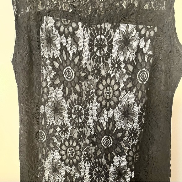 Stanzin Black Lace Sleeveless Bodycon Dress X-Large. - Picture 4 of 11